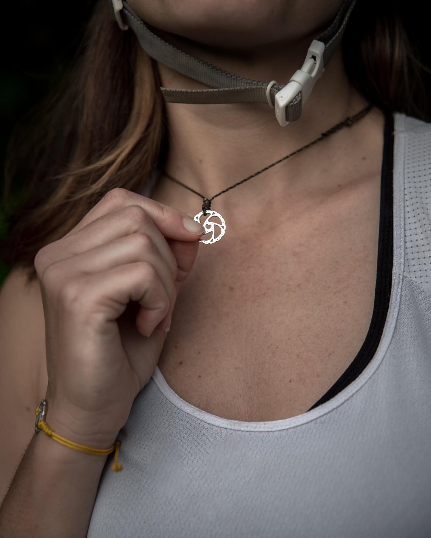 Disc Brake with Heart Pendant
