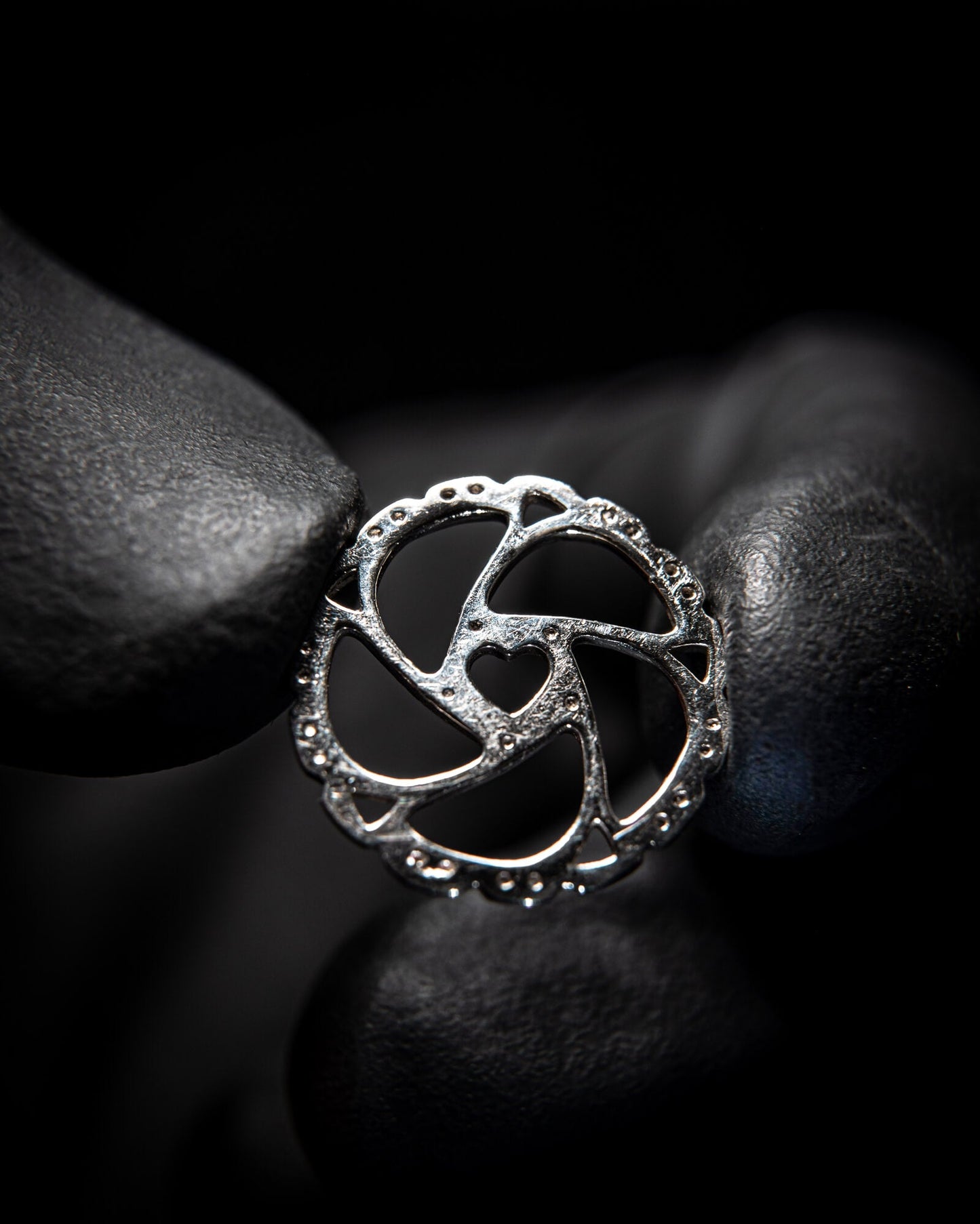 Disc Brake with Heart Pendant